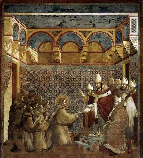 GIOTTO di Bondone Confirmation of the Rule oil painting picture